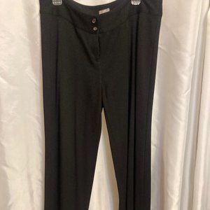 Black Wide-Legged Trousers